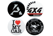 WHEEL COVER 3D STICKERS